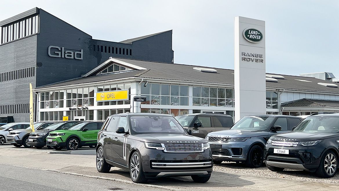 Range rover Autobiography til samlingen af land rovers hos Glad Kalundborg
